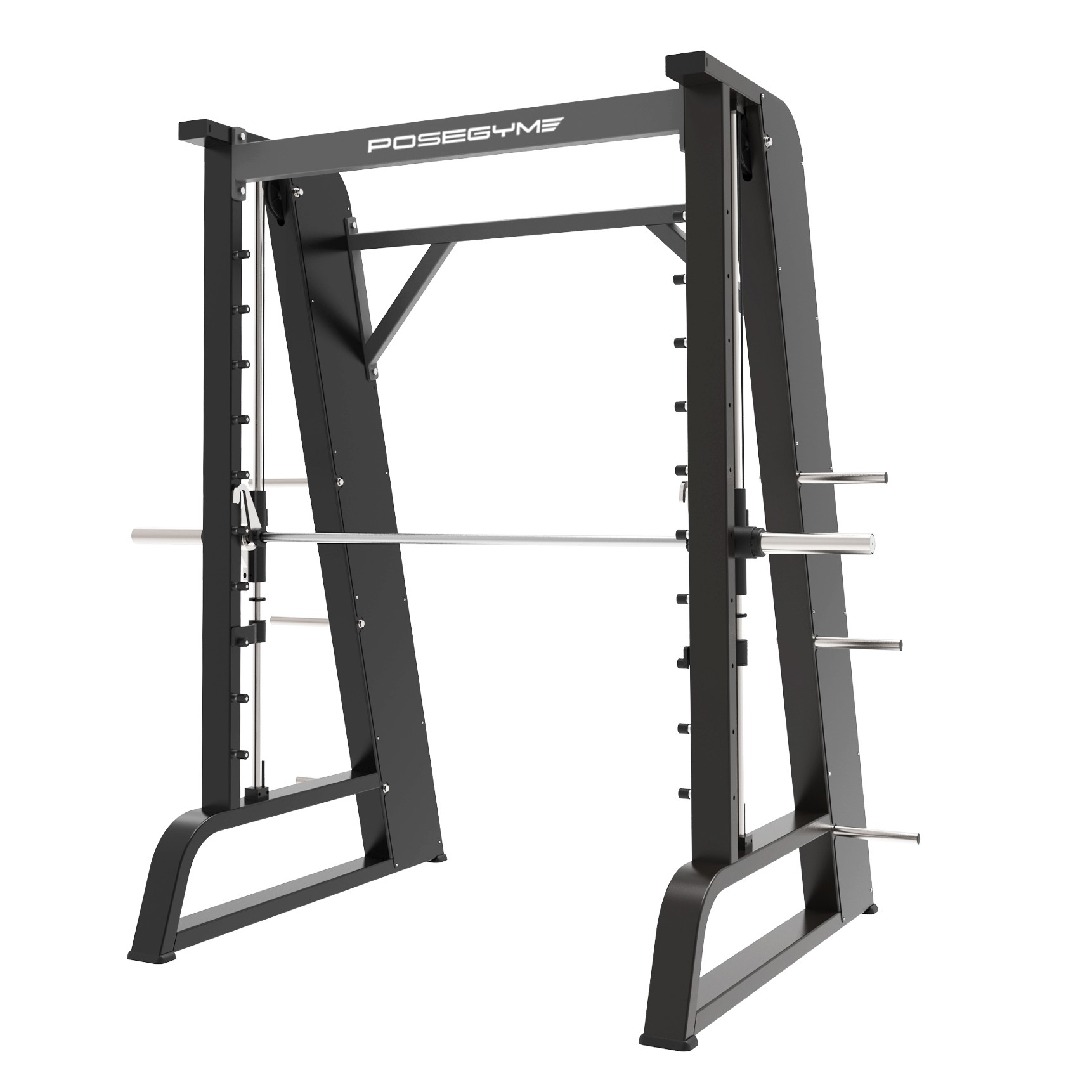 宝驰捷【POSEGYM】PZ-63史密斯机训练器 深蹲训练器 举重训练 背腹肌臀部训练健身器材体育用品